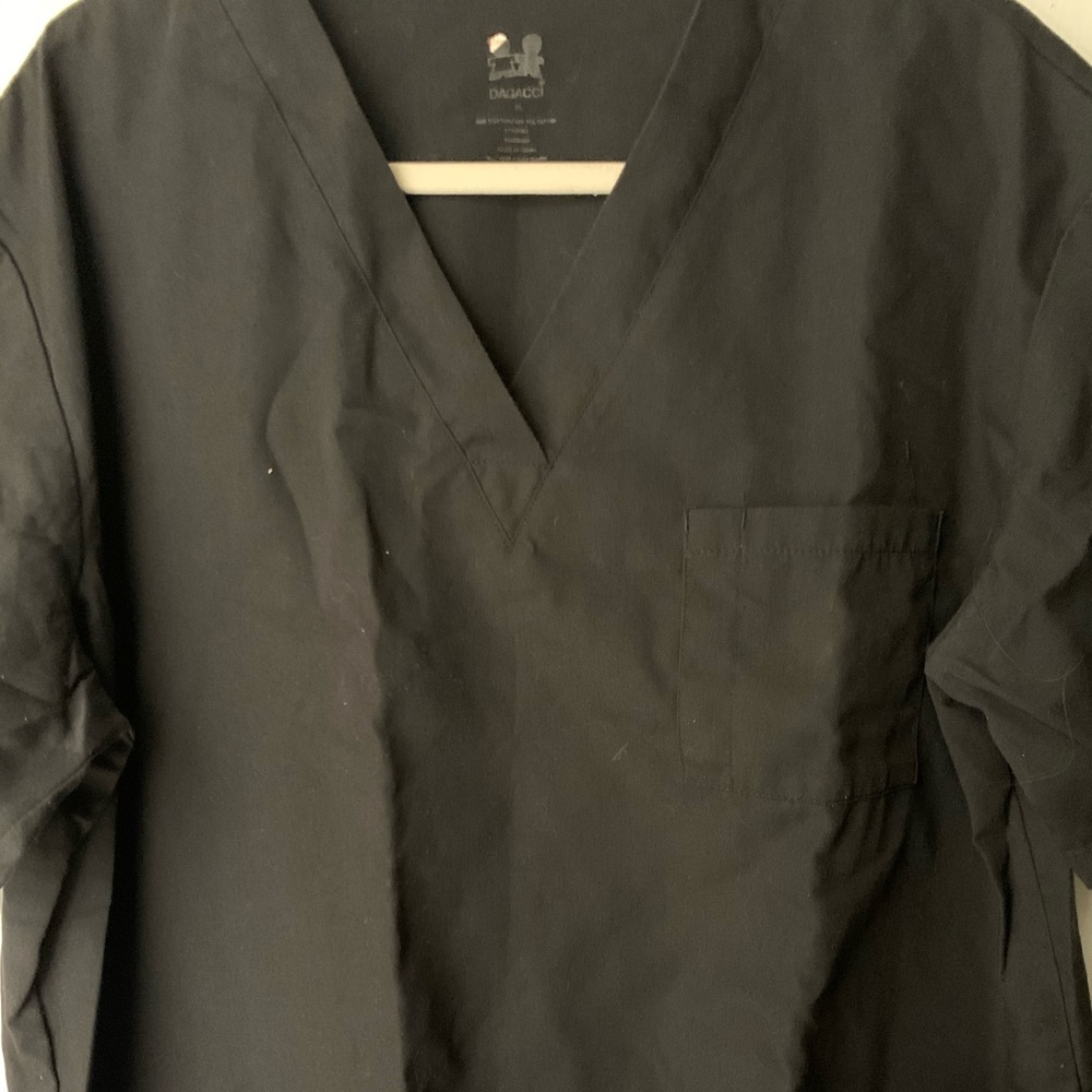 Black Medical Scrub Set